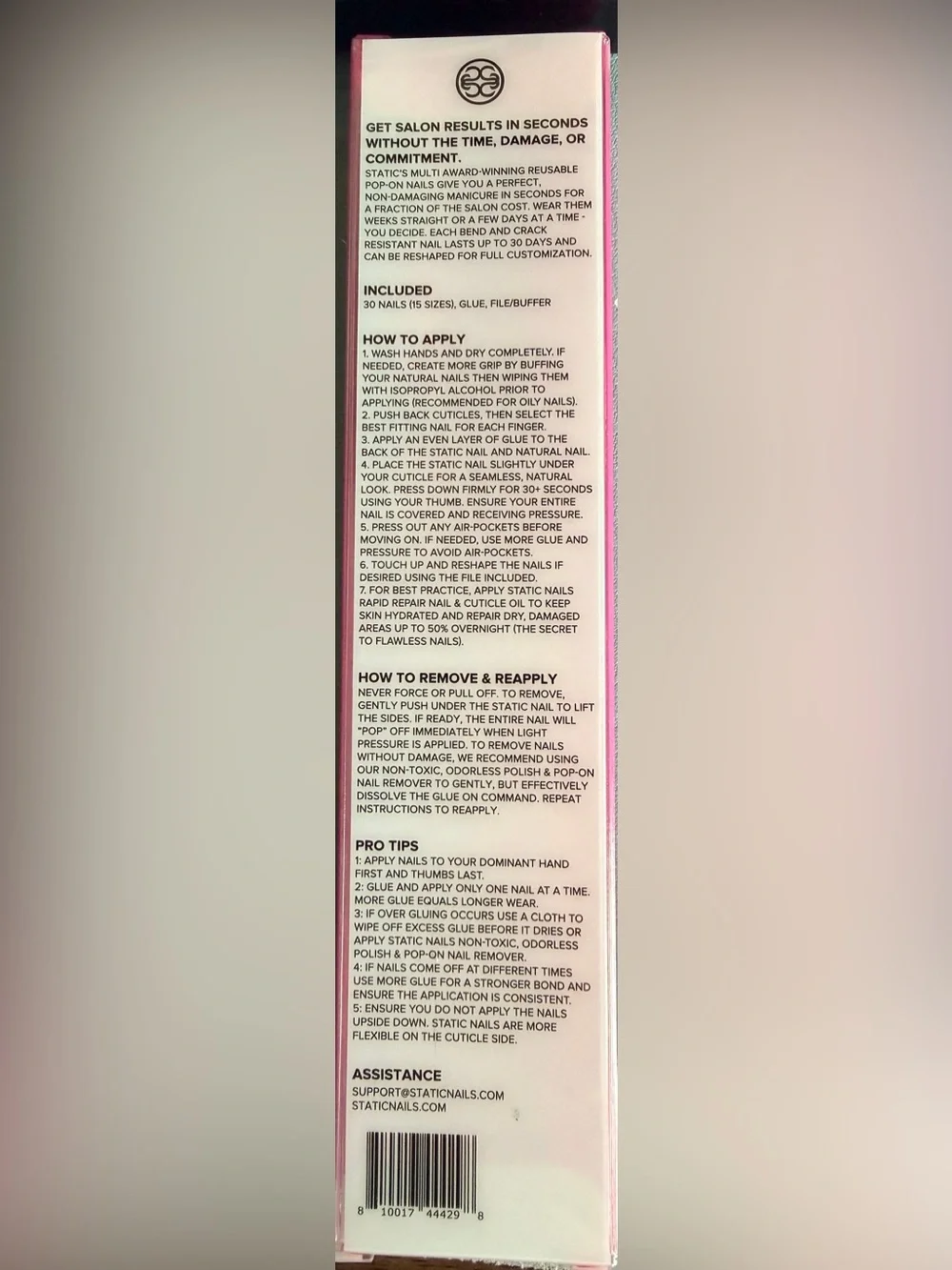 Mean Girls x Static Nails Pink Ombre Press-On Nail Set - Picture 2 of 2